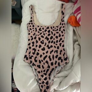 cheetah print princess polly bodysuit!!!! wicked cute and barely worn, size 2.